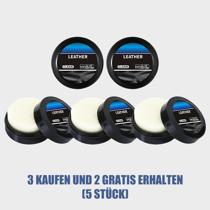 🧼 KAUFEN 2 ERHALTEN 1! ✨ Premium 2-in-1-Lederreiniger und -pfleger Creme - Tiefenreinigung mit Natürlichen Ölen für Möbel, Autositze & Accessoires 🛋️🌟