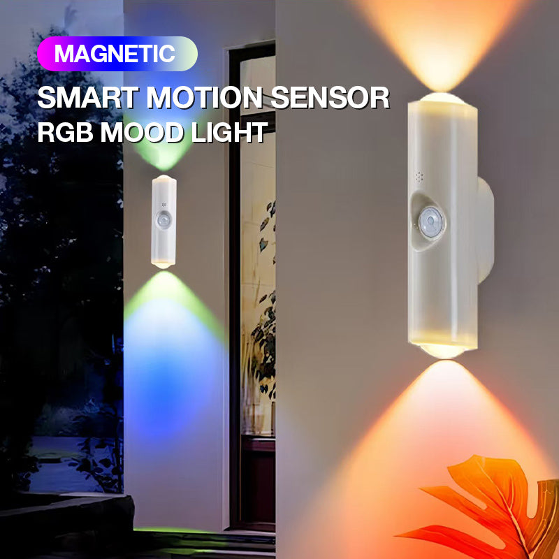 🔥 50% RABATT 🔥 Ab nur 8,99 € 🌈 ✨ Magnetische RGB-Stimmungsleuchte mit Bewegungssensor – Individuelle Beleuchtung, die Sie erkennt! ✨Winter-Gehause-Atmosphäre im Handumdrehen!