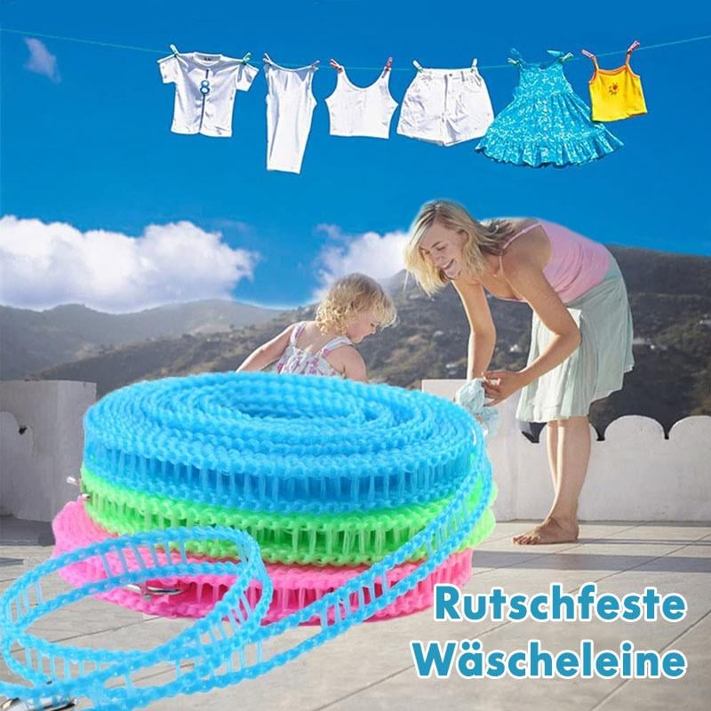 🔥Heißer Verkauf 50% Rabatt🔥 Rutschfeste Wäscheleine – Langlebig & UV-beständig