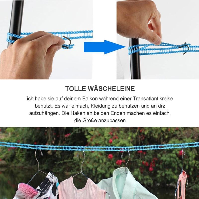 🔥Heißer Verkauf 50% Rabatt🔥 Rutschfeste Wäscheleine – Langlebig & UV-beständig