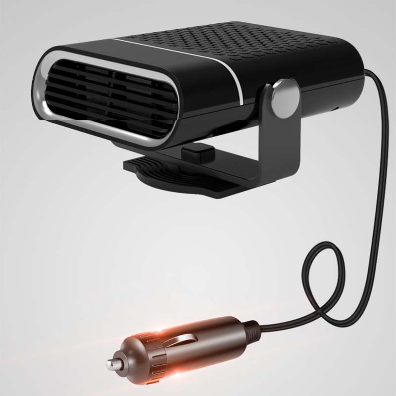 🔥 50% RABATT JETZT! ✨ 2-in-1 Tragbare Autheizung - 360° Drehung & Doppelspannung (12V/24V) für Schnelles Entfrosten und Heizen 🚗❄️