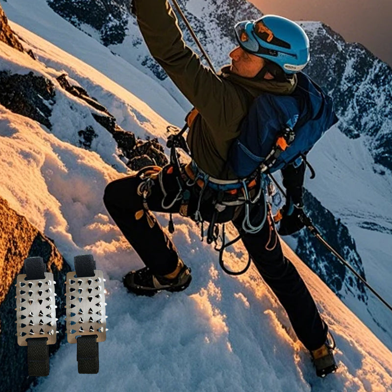 🧊 Équipez-vous pour l‘hiver à -50% ! 🗻 Le kit antidérapant professionnel – Technologie pro, montage facile. Ne glissez plus en famille !