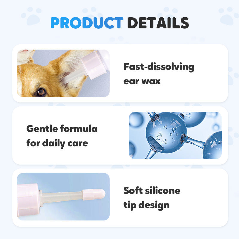 🐾 2 KAUFEN, 1 GRATIS! ✨ Der beruhigende Ohrenreiniger für sensible Hunde & Katzen - Mit hautberuhigender Aloe |  Reinigt schonend, beruhigt die Haut & beugt Entzündungen vor🌿👂