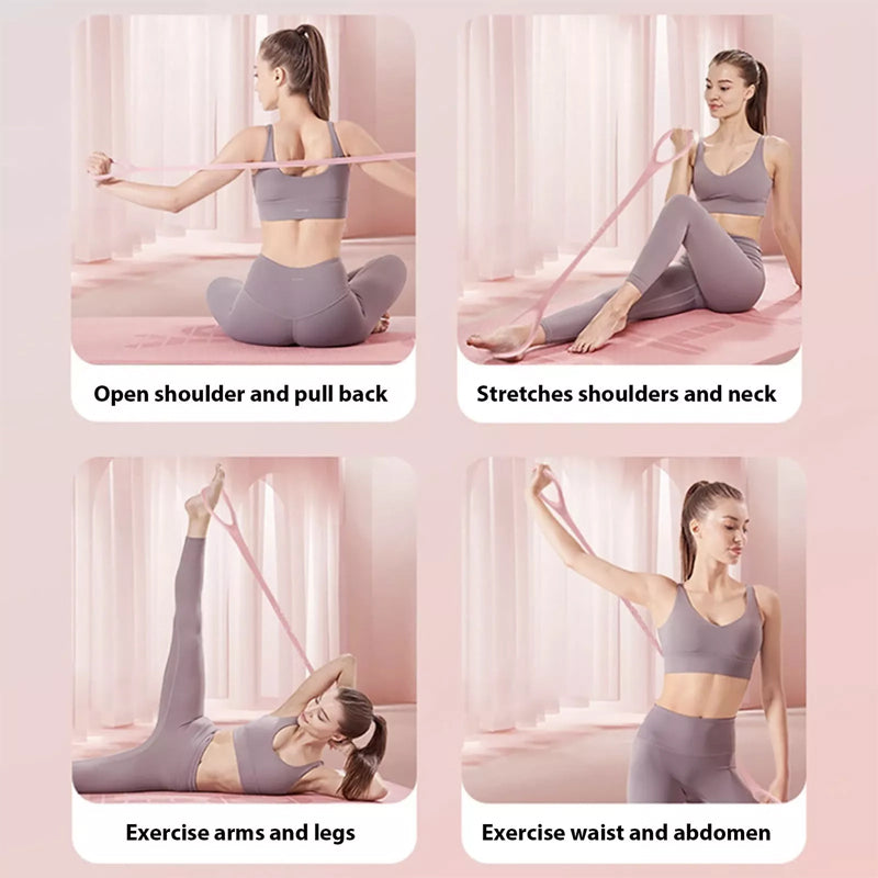 🎉 1 kaufen, 1 gratis! 🧘‍♀️Stretch-Widerstandsband für Yoga und Pilates |💪 Elastisch & langlebig