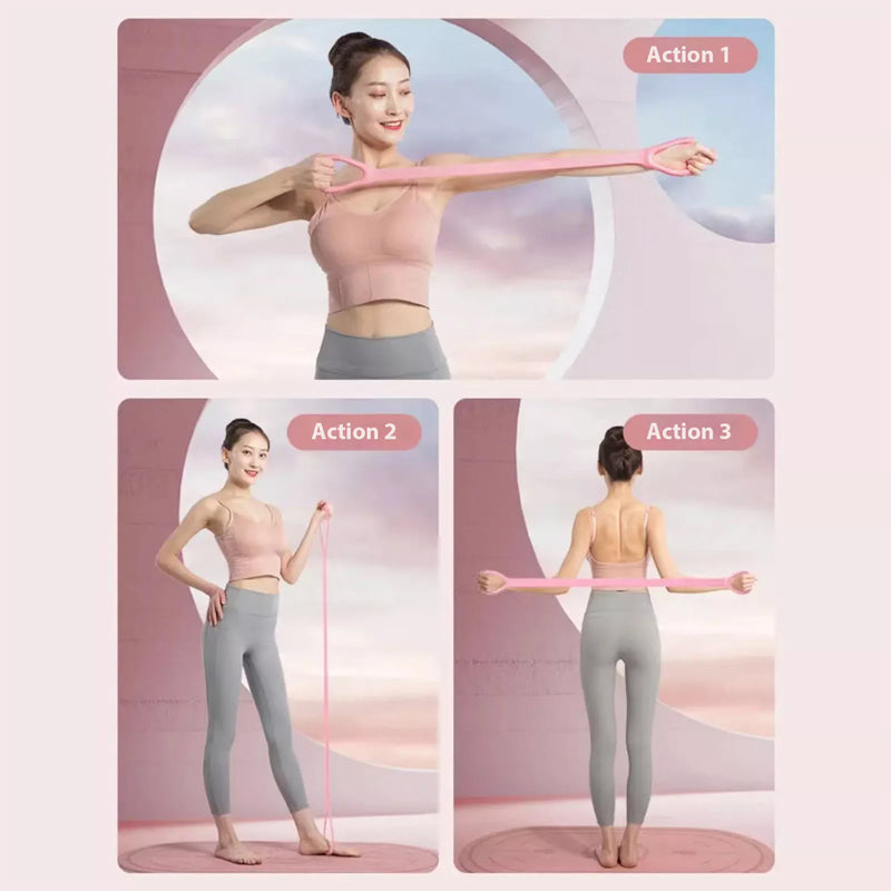 🎉 1 kaufen, 1 gratis! 🧘‍♀️Stretch-Widerstandsband für Yoga und Pilates |💪 Elastisch & langlebig