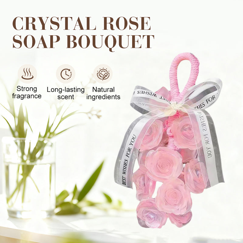 ✨ 50% RABATT | 🌹Verwandeln Sie Ihr Bad in einen duftenden Rosengarten. 💎 Mit dem handgefertigten Kristallrosen-Bouquet – luxuriöse Sinnesfreude, die bleibt.