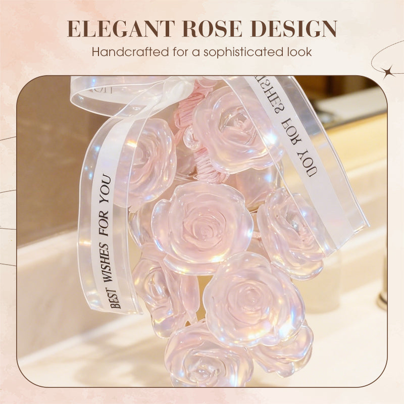 ✨ 50% RABATT | 🌹Verwandeln Sie Ihr Bad in einen duftenden Rosengarten. 💎 Mit dem handgefertigten Kristallrosen-Bouquet – luxuriöse Sinnesfreude, die bleibt.
