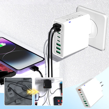🔥Neuprodukt-Sonderangebot🔥150W Mehrfach-Schnellladegerät🔌Laden Sie Laptop, Handy & Co. gleichzeitig mit voller Geschwindigkeit. Kompakt, intelligent & zukunftssicher. Nie wieder Kabelsalat! 🔋
