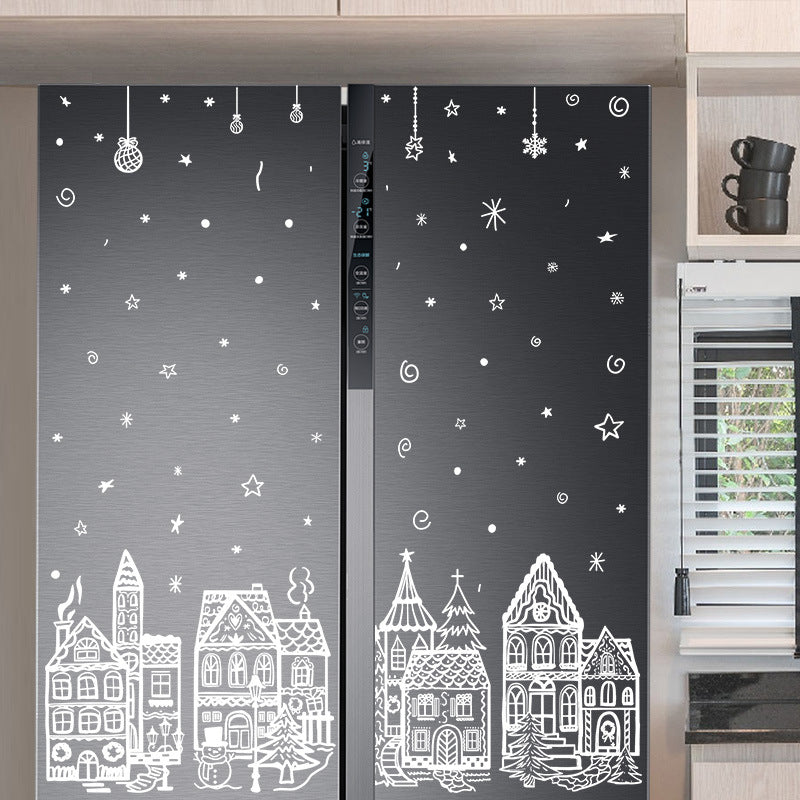 🎅Frühweihnachtsangebote – 50 % RABATT🎄Fensterdekorationsset mit Weihnachtsdorf