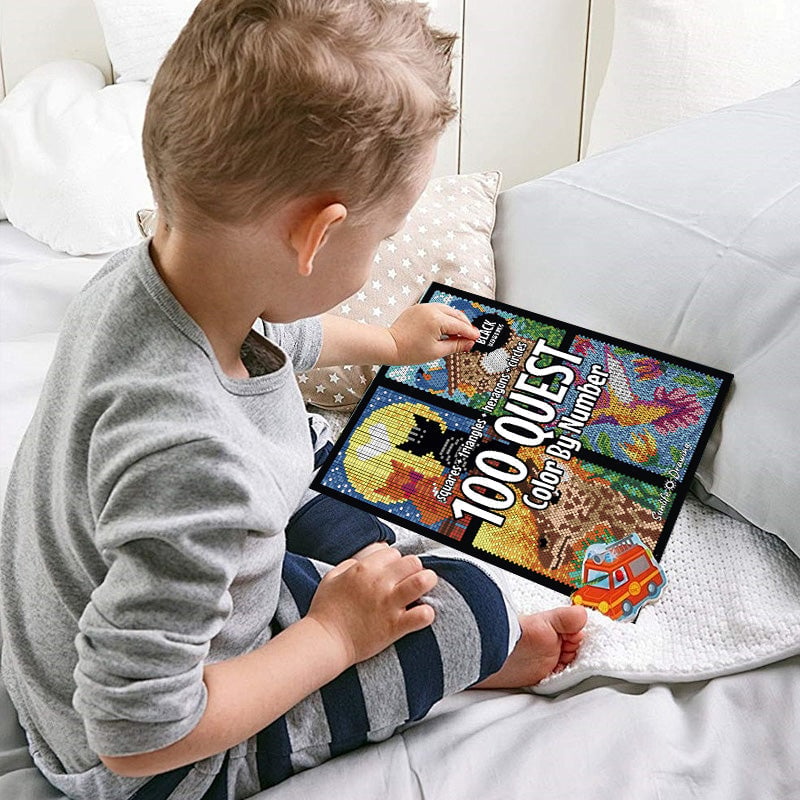 🔥Solange der Vorrat reicht 50 % Rabatt!🎉Farbe durch Zahl Buch