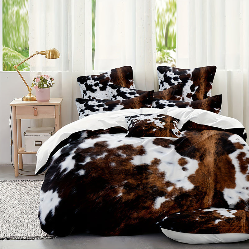 🛏️ Investiere in erholsamen Schlaf – mit 50% Rabatt! 🐄 Das kuschelige Kuhmuster-Bettwäsche-Set – stylisch & schnell geliefert für deine Wohlfühloase.ohlfühloase.