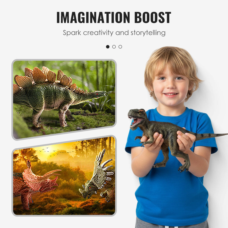 📢📢50 % RABATT!+KOSTENLOSER VERSAND⏰🥳Lustiges und lehrreiches Dinosaurier-Set für Kinder🦖🎓