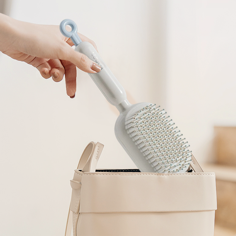🔥🔥2. Stück nur für 7.99 €✨ Schluss mit ziepen und brechenden Haaren!💆‍♀️ Tragbare Luftkissen-Haarbürste durch jedes Haar 🌸