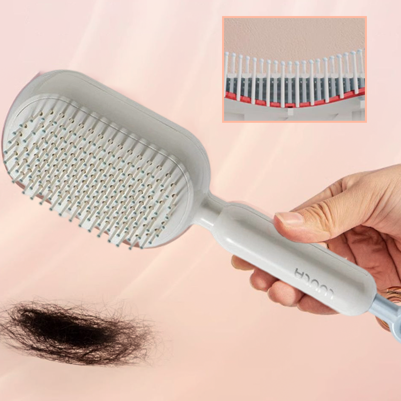 🔥🔥2. Stück nur für 7.99 €✨ Schluss mit ziepen und brechenden Haaren!💆‍♀️ Tragbare Luftkissen-Haarbürste durch jedes Haar 🌸