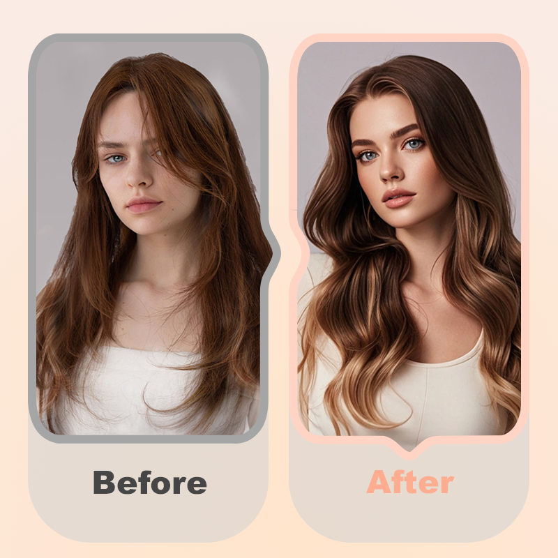 🔥🔥2. Stück nur für 7.99 €✨ Schluss mit ziepen und brechenden Haaren!💆‍♀️ Tragbare Luftkissen-Haarbürste durch jedes Haar 🌸