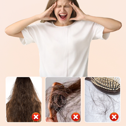 🔥🔥2. Stück nur für 7.99 €✨ Schluss mit ziepen und brechenden Haaren!💆‍♀️ Tragbare Luftkissen-Haarbürste durch jedes Haar 🌸