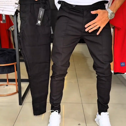 🔈🔈50% RABATT🔥👖Herrenhose mit schmaler Passform und verstellbarem Bund