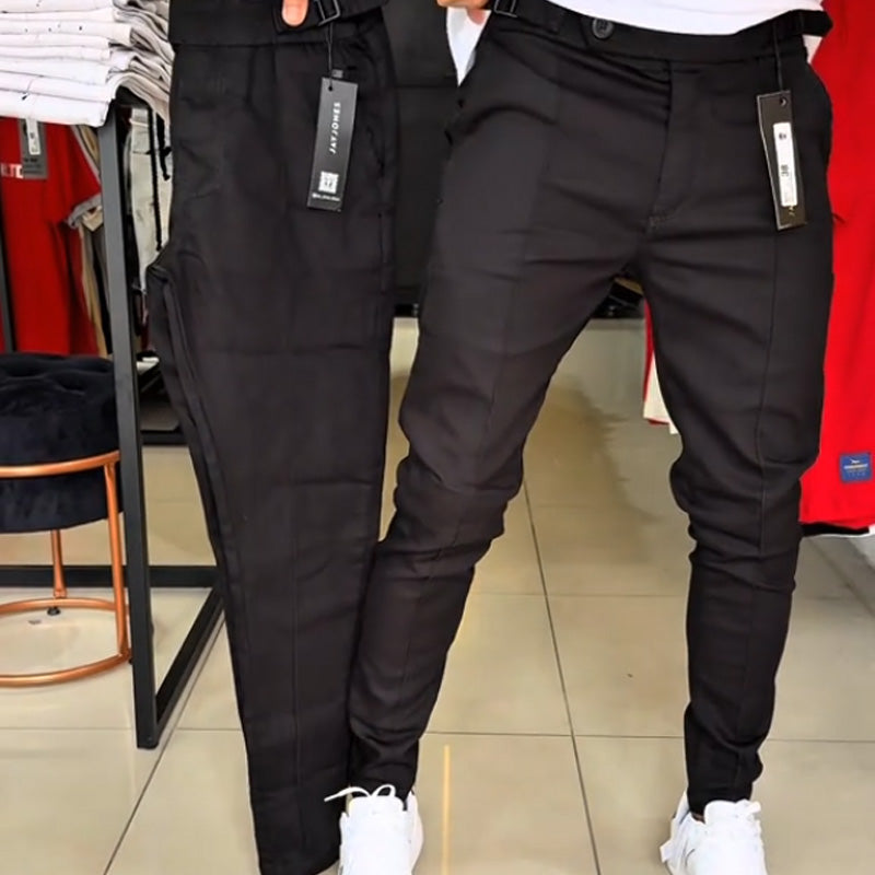 🔈🔈50% RABATT🔥👖Herrenhose mit schmaler Passform und verstellbarem Bund