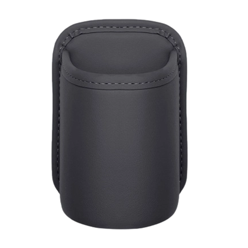 🚗🧺 Getränkehalter aus Leder für die Autotür – Große Öffnung für Getränke und Handy. Sicherer Clip-Befestigungsmechanismus. Robustes und stylisches PU-Leder. 🛡️✨