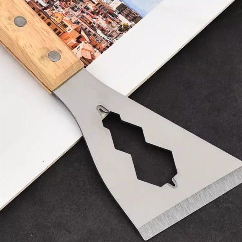 ✨🔨Alleskönner Holzgriff-Schaufel – 🎁🎁Renovations-Trend! Je mehr kaufst, desto mehr gratis! 🧰👷‍♂️Für DIY & Profis Multifunktions-Spachtel mit Holzgriff