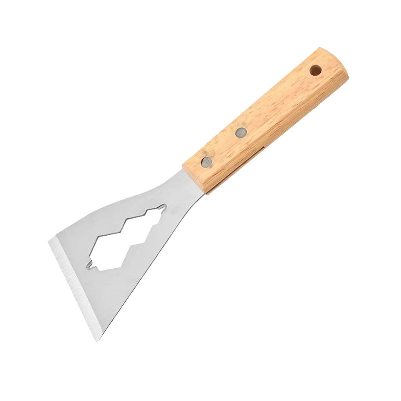✨🔨Alleskönner Holzgriff-Schaufel – 🎁🎁Renovations-Trend! Je mehr kaufst, desto mehr gratis! 🧰👷‍♂️Für DIY & Profis Multifunktions-Spachtel mit Holzgriff