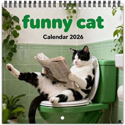 🎁🎁Zweites Exemplar nur für 6 €! 🐱Lustiger Tierkalender 2026 Kalender😄