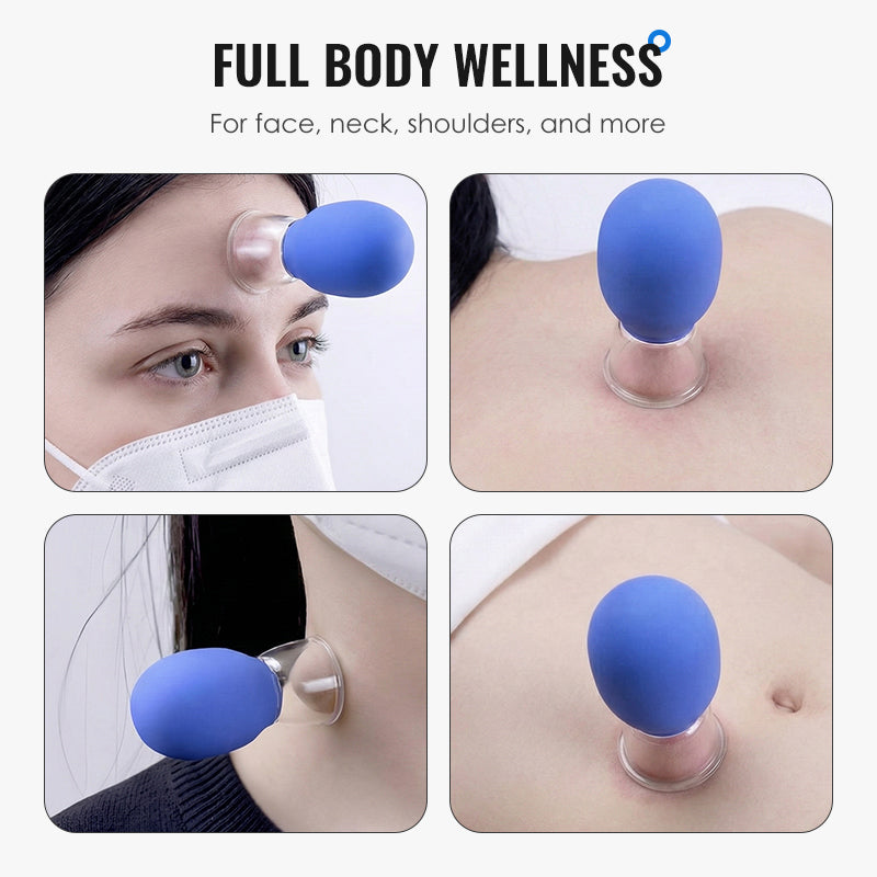 ⚡ 50% REDUZIERT | Ihre Lösung gegen Verspannungen & für Hautverjüngung. 💆‍♀️ Das Glas-Silikon-Vakuum-Set – einfach und wirksam.
