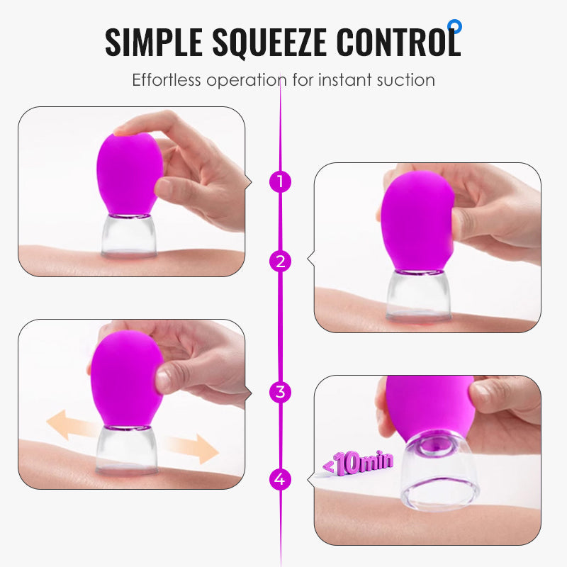 ⚡ 50% REDUZIERT | Ihre Lösung gegen Verspannungen & für Hautverjüngung. 💆‍♀️ Das Glas-Silikon-Vakuum-Set – einfach und wirksam.
