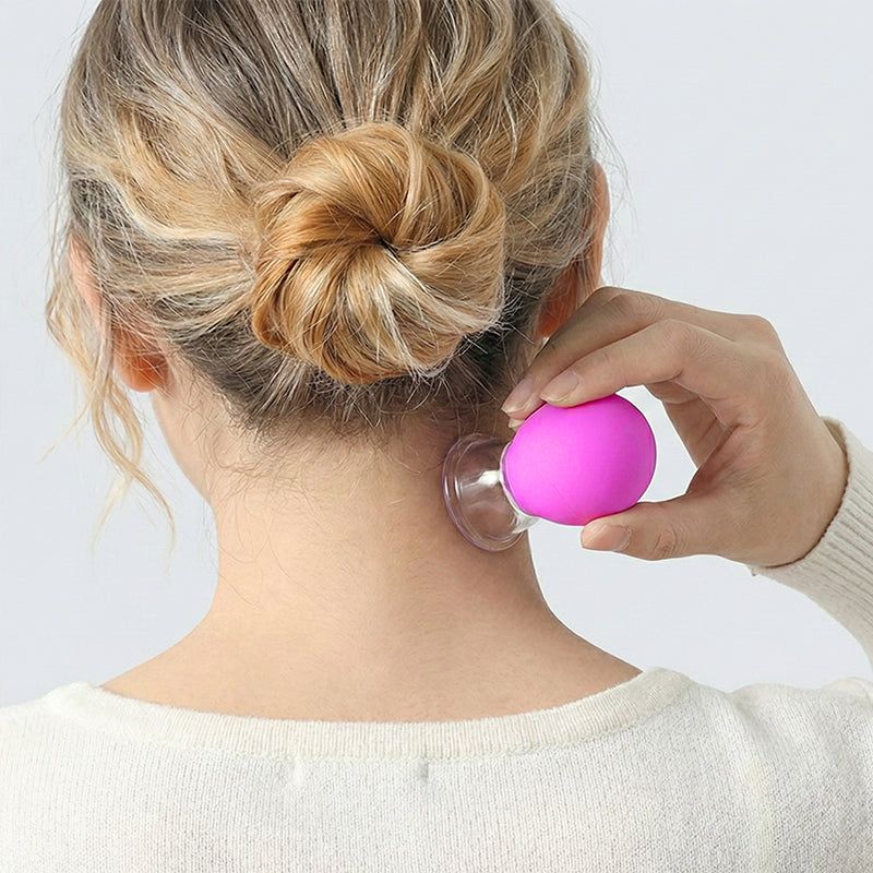 ⚡ 50% REDUZIERT | Ihre Lösung gegen Verspannungen & für Hautverjüngung. 💆‍♀️ Das Glas-Silikon-Vakuum-Set – einfach und wirksam.