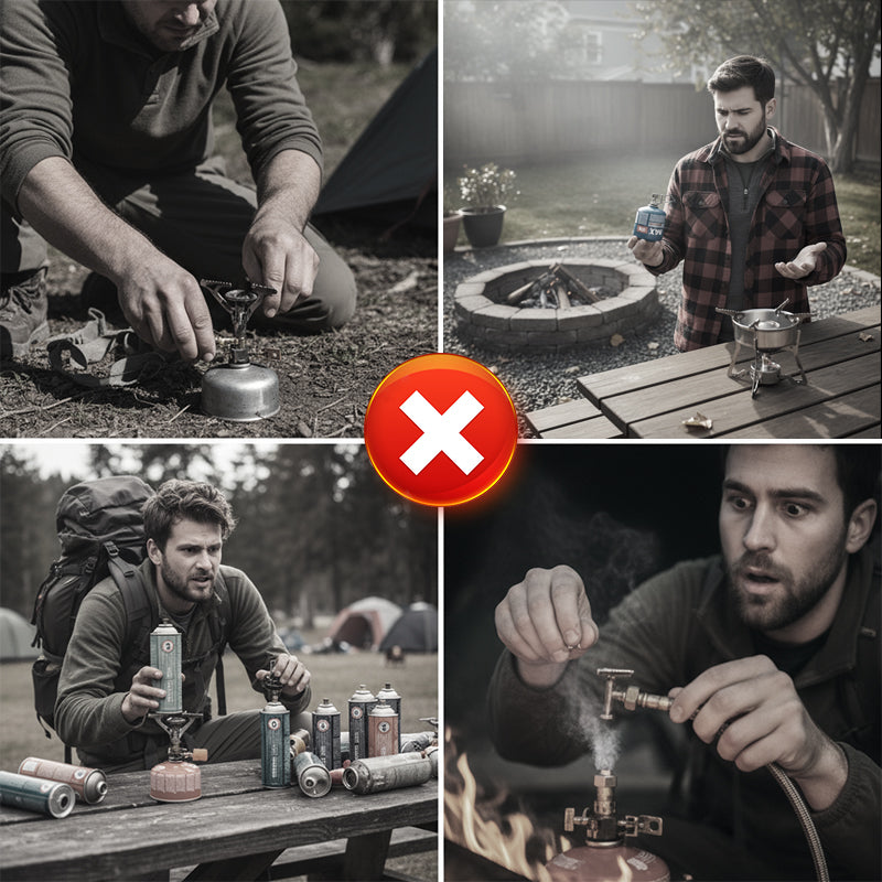 🚀 Ab nur 6,99 € – Universeller Outdoor-Gasnavulaadapter 🔧 ✨ Tragbar, druckfest, universeller Anschluss 🏕️ Perfekt für Camping, Grillen & Outdoor-Abenteuer