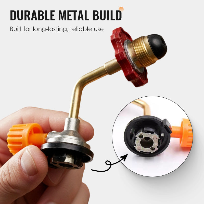 🚀 Ab nur 6,99 € – Universeller Outdoor-Gasnavulaadapter 🔧 ✨ Tragbar, druckfest, universeller Anschluss 🏕️ Perfekt für Camping, Grillen & Outdoor-Abenteuer