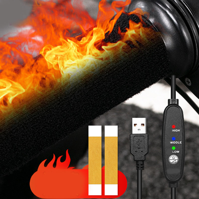 🔥🔥Bis zu 50% Rabatt + Ab 9,99 € pro Stück! 🏍️ Beheizte Motorrad-Lenkergriffe – 3-Stufen-Temperaturregelung, Einfache Installation & Komfort bei Kälte ⚡🧤