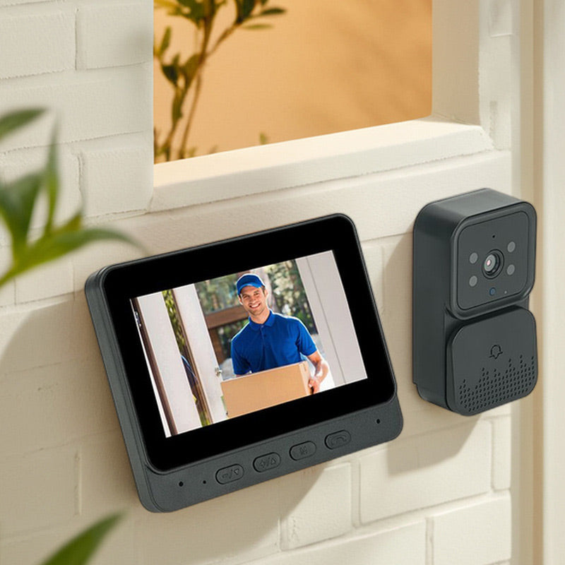 🎊Fröhliches Neujahr! 50% auf alles 🏠 WLAN-Türkamera mit Monitor für Einfamilienhaus & Wohnung 🔔
