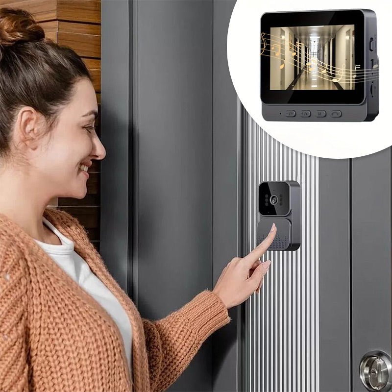 🎊Fröhliches Neujahr! 50% auf alles 🏠 WLAN-Türkamera mit Monitor für Einfamilienhaus & Wohnung 🔔