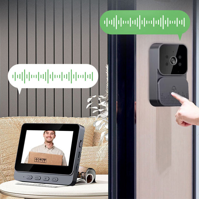 🎊Fröhliches Neujahr! 50% auf alles 🏠 WLAN-Türkamera mit Monitor für Einfamilienhaus & Wohnung 🔔