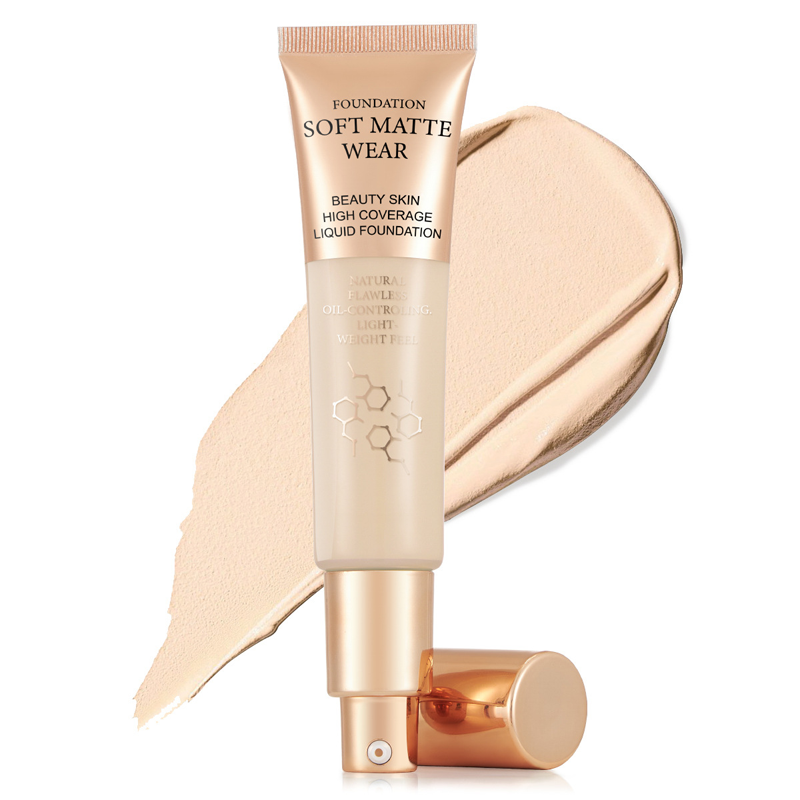 🔥 Kauf 2, erhalte 1 gratis! Geschenk: 09#🎁⏰ Langanhaltende, matte Concealer-Foundation | Hält auch bei Hitze & Feuchtigkeit stand – verdeckt Unreinheiten und verblasst nicht!✨✨