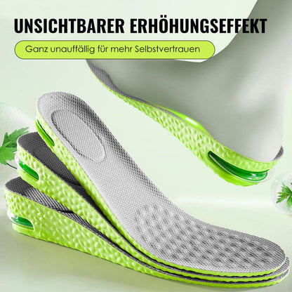👟 KAUFE 3, ERHALTE 1 GRATIS! 🎉 🦶 Endlich Höhe OHNE Schmerzen! Die stylischen Komfort-Einlegesohlen für jeden Schuh. ✨ Extraweich, atmungsaktiv, unsichtbar.