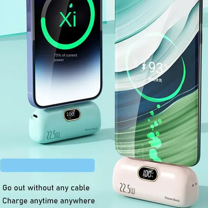 🔋 50% RABATT! 📱 Mini-Powerbank 5000mAh – Tragbar, Schnellladung & Perfekt für Unterwegs ✨