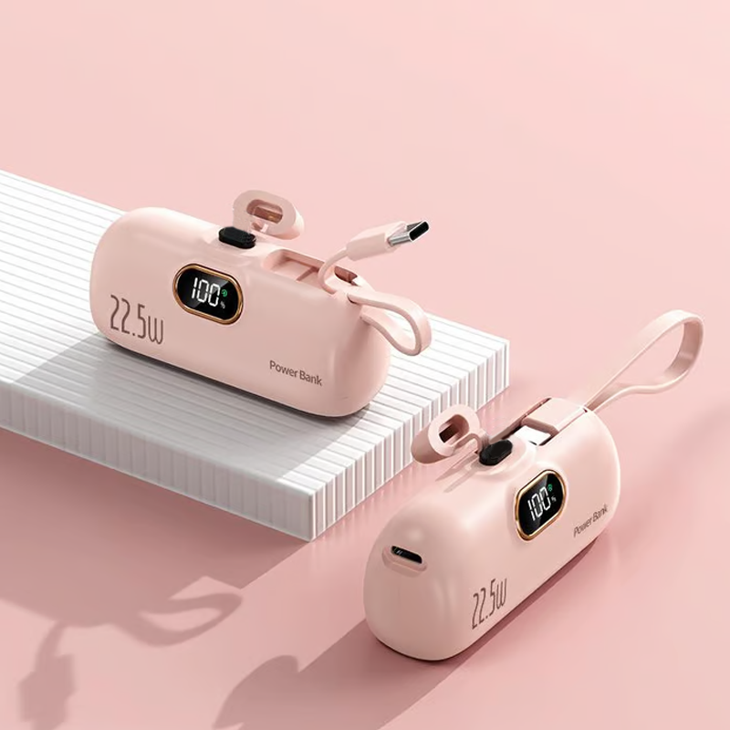 🔋 50% RABATT! 📱 Mini-Powerbank 5000mAh – Tragbar, Schnellladung & Perfekt für Unterwegs ✨