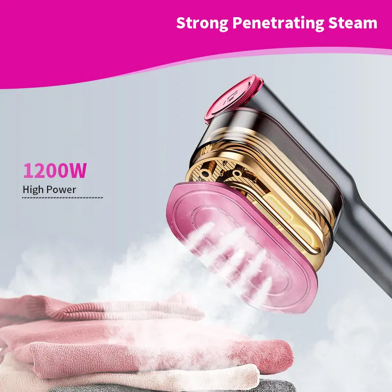 🔥 Solange der Vorrat reicht 50 % Rabatt! 🧺 Kleiderdampfer für Kleidung, Handdampfer & Bügeleisen 2 in 1, 15 Sekunden Schnellaufheizung, 100-240 V Weitspannung, perfekt als Geschenk!