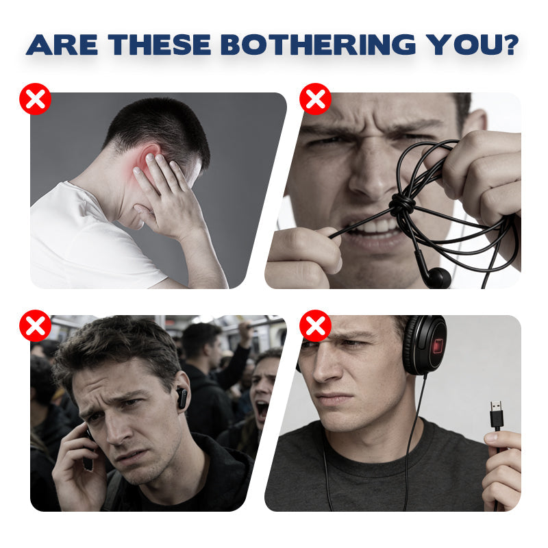 📢📢50 % Rabatt!! ⏰🎧Die besten offenen Kopfhörer für Arbeit und Sport mit Rauschunterdrückung: Knochenleitung, Schnellladung & Freiohr-Design👂✨