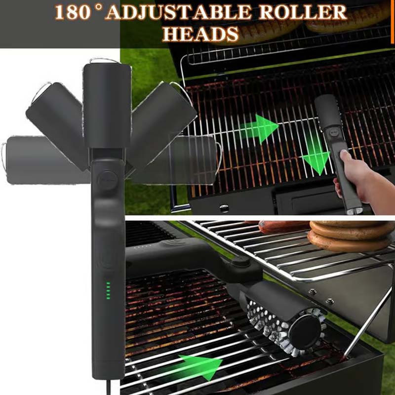 💎 50% RABATT! 💎 Kabelloser elektrischer Grillreiniger – Tiefenreinigung, Schnellwechsel-Bürste & 2600mAh Akku 🔋🍖