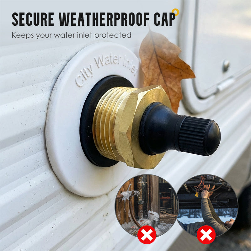 🚨 💥50% Rabatt sofort! ⚙️Hochleistungs-Ausblasadapter aus Messing für Wohnmobil-Verrohrung
