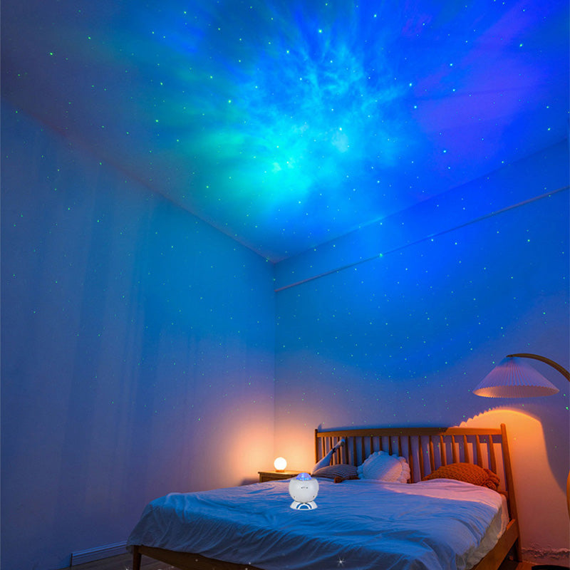 📢📢50% RABATT !! ⏰🌌Aurora Sternprojektor mit BT-Lautsprecher |  Magisches Heimkino & Entspannung für Ihre vier Wände.