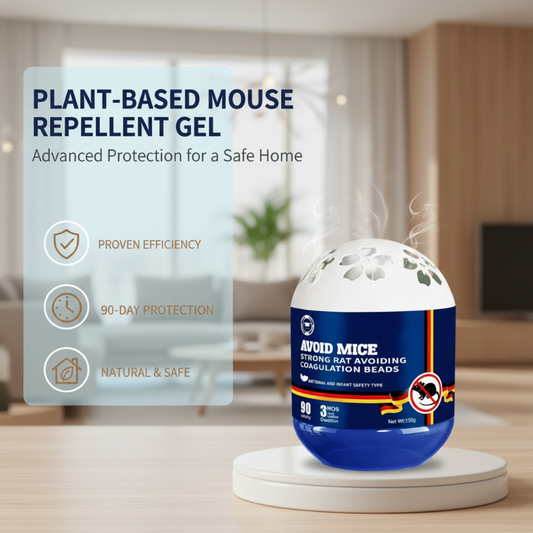 📢📢50 % Rabatt!! 🐭🌿 Pflanzliches Mäuseabwehr-Gel 🚫✨ Effektiv & geruchsneutral für Haushalt, Küche & Keller ✅