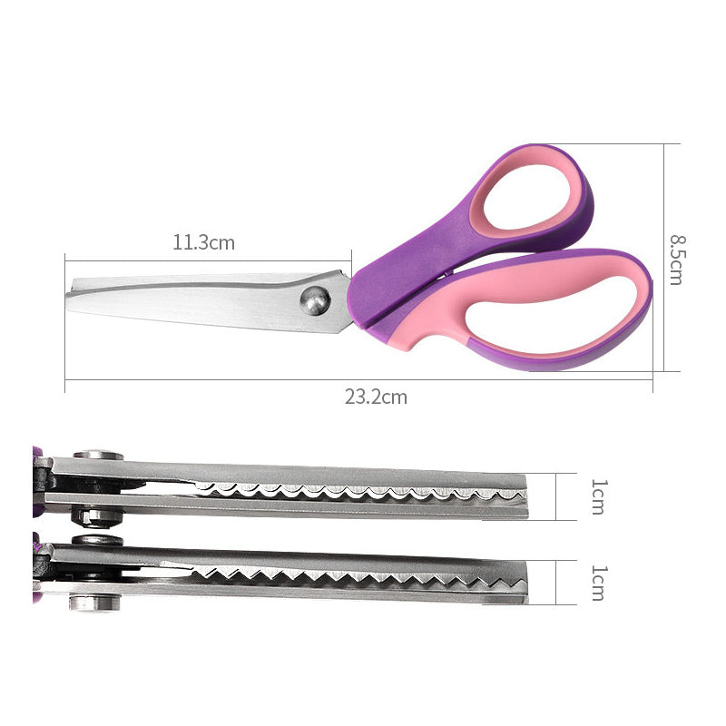 📢📢50 % Rabatt!!🥳✨Mehrzweck-Zickzackschere, gezahnte Schere✂️🧵