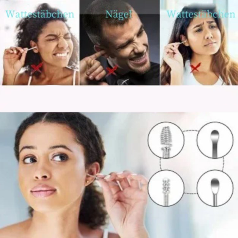 🧼 50% RABATT | Schluss mit Unbehagen & Unsanglichkeit! 👂 Das schonende Profi-Set für hygienische Ohrenpflege daheim. 🛡️ Endlich sicher & einfach – für Groß und Klein.