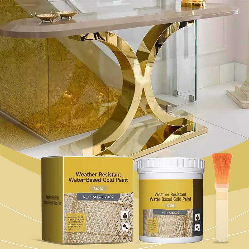 🎨 50% RABATT |✨ Wetterbeständige, wasserbasierte Goldfarbe