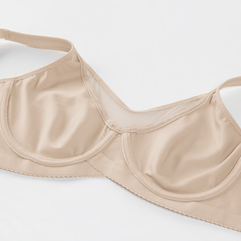🔥Letzter Tag zum Sonderpreis von 11.49 €! 💐 Eleganter, transparenter Damen-BH mit voller Abdeckung in großen Größen