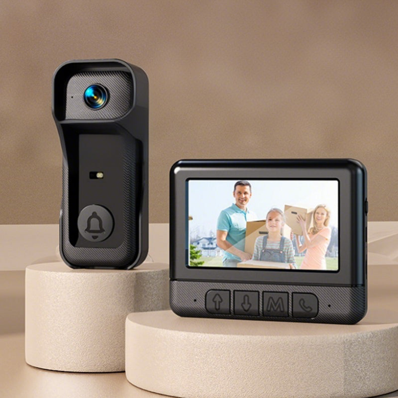 🚪📺 MID-SEASON SALE: −50% NUR FÜR KURZE ZEIT! Intelligente Video-Türklingel mit 4,3-Zoll-Display – Kabellose Gegensprechanlage, Infrarot-Nachtsicht, HD-Aufnahme & kompatibel mit Smart-Home-Systemen 🏠✨